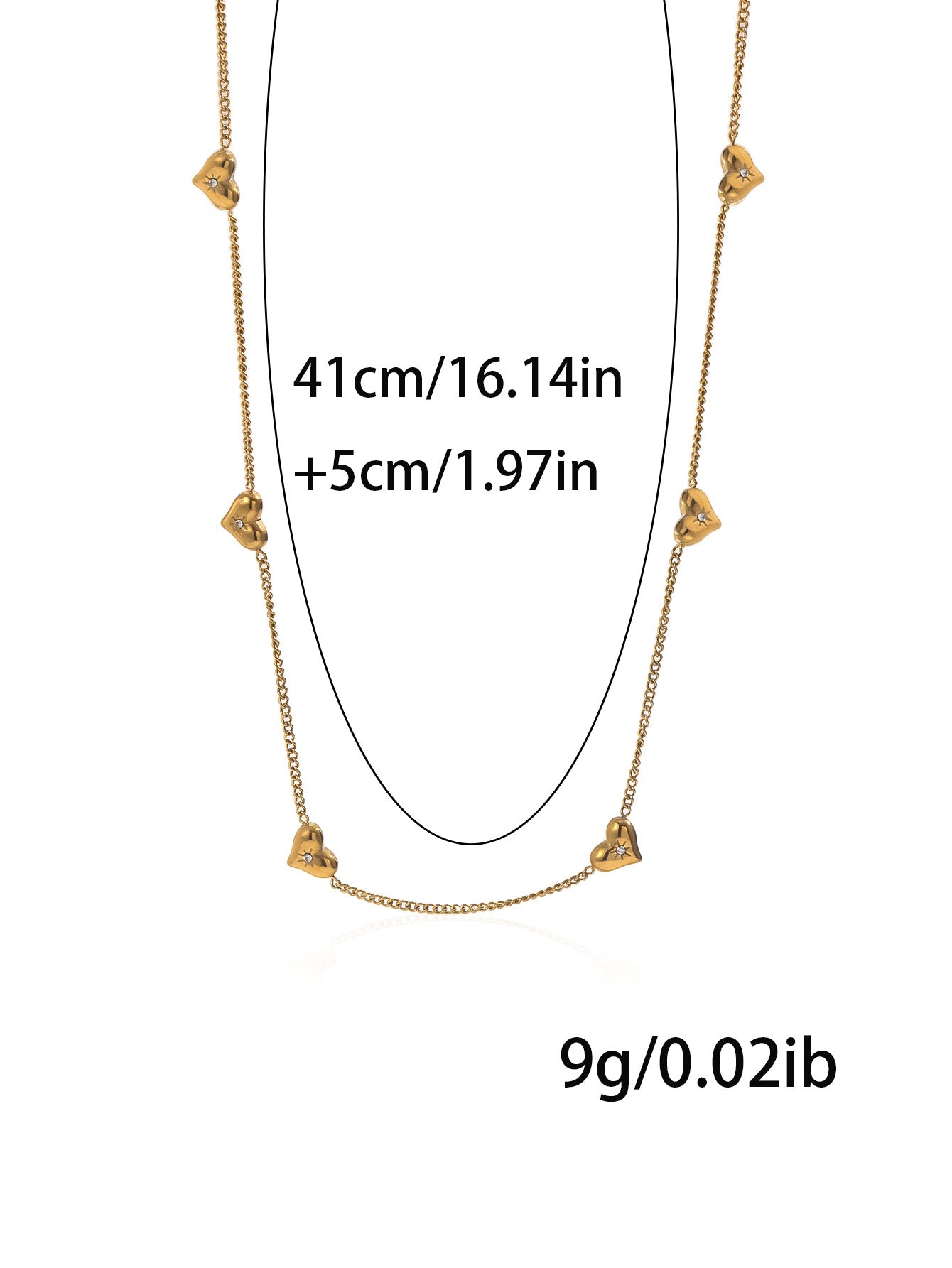 Heart Pendant Necklace – 18K Gold-Plated, Hypoallergenic, Everyday Romantic Gift - ZENTRION 