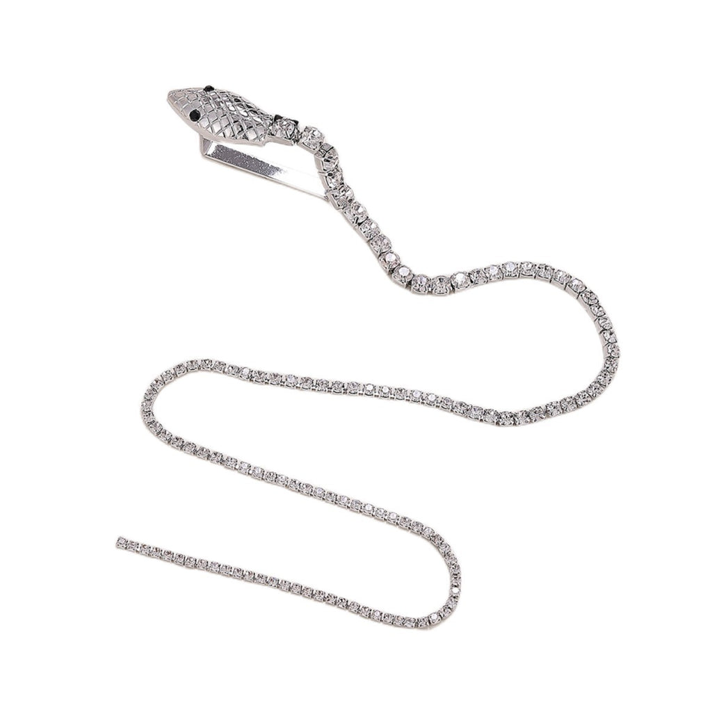 Braided Serpentine Hair Chain – Bold & Sparkling Women’s Hair Accessory - ZENTRION