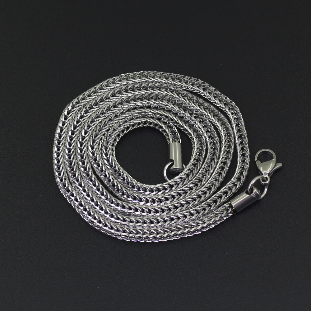Signature of Style – Vacuum-Plated Stainless Steel Necklace for Men - ZENTRION