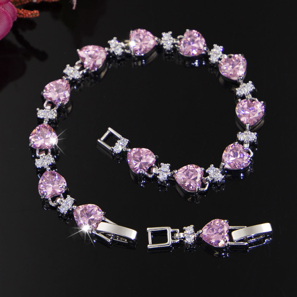 Clover Zircon Jewelry Set – Shining Elegance for Women - ZENTRION