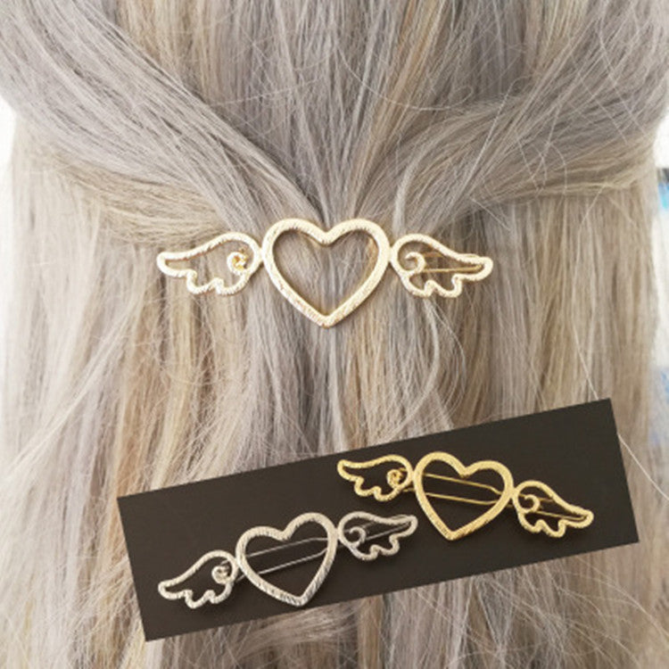 Elegant Heart Hair Clip – Romantic Korean Style Accessory - ZENTRION