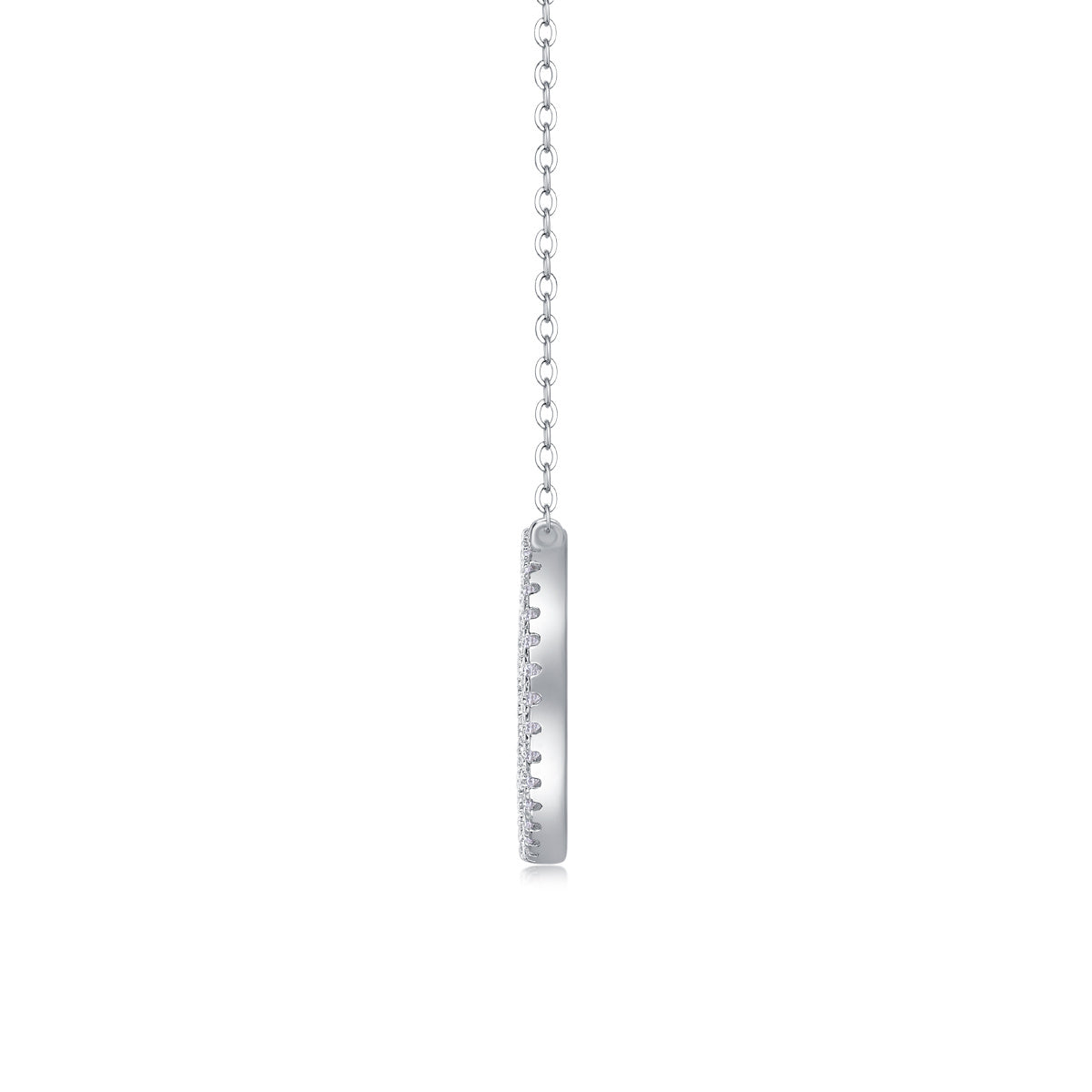 Moissanite Pendant Necklace – Premium Sterling Silver Jewelry with Brilliant Sparkle for Women - ZENTRION 