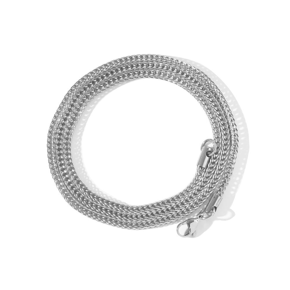Signature of Style – Vacuum-Plated Stainless Steel Necklace for Men - ZENTRION