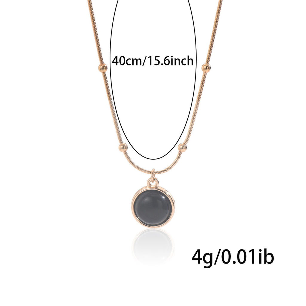 Mood Color-Changing Charm Necklace – 18K Gold-Plated, Hypoallergenic, Stainless Steel Jewelry - ZENTRION 