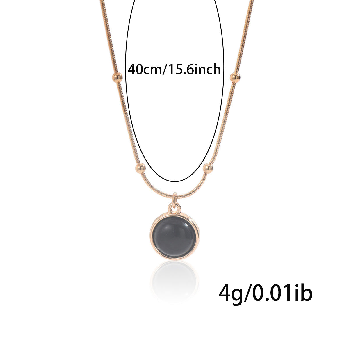 Mood Color-Changing Charm Necklace – 18K Gold-Plated, Hypoallergenic, Stainless Steel Jewelry - ZENTRION 