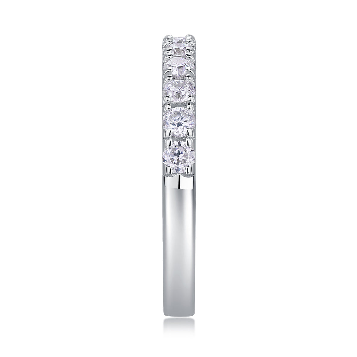 Parallel Shine Moissanite Silver Ring — S925 Luxury Design with Timeless Sparkle - ZENTRION 