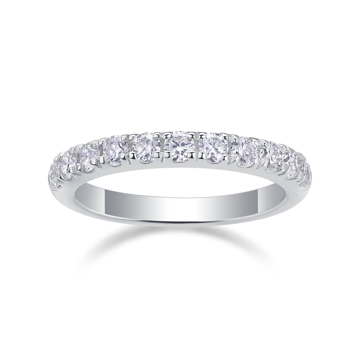 Parallel Shine Moissanite Silver Ring — S925 Luxury Design with Timeless Sparkle - ZENTRION 
