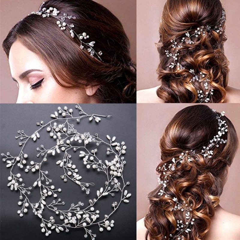 Wedding Hair Accessories Crystal Pearl Hair Accessories - ZENTRION