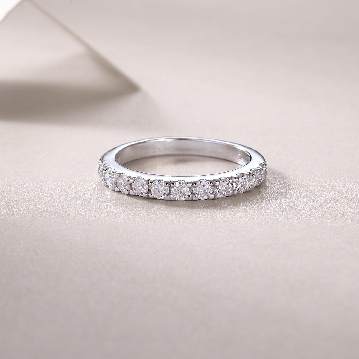 Parallel Shine Moissanite Silver Ring — S925 Luxury Design with Timeless Sparkle - ZENTRION 
