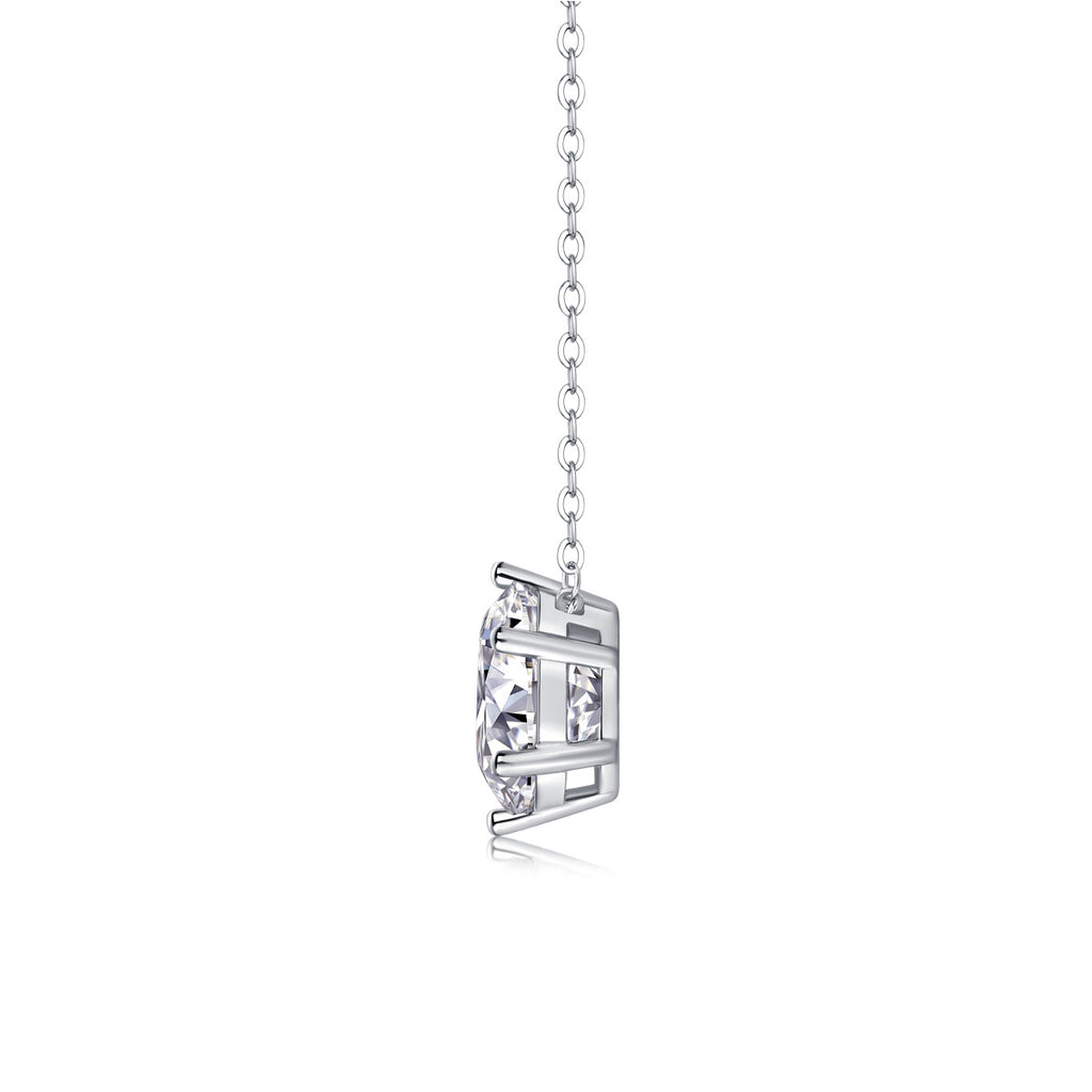 Afternoon Rose Mosan Diamond Necklace – Exquisite Luxury with Timeless Brilliance - ZENTRION 