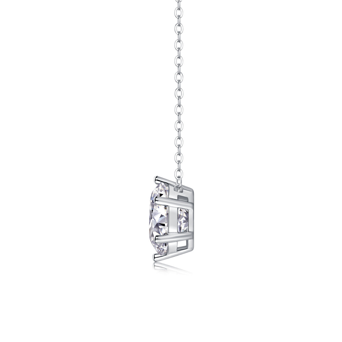 Afternoon Rose Mosan Diamond Necklace – Exquisite Luxury with Timeless Brilliance - ZENTRION 