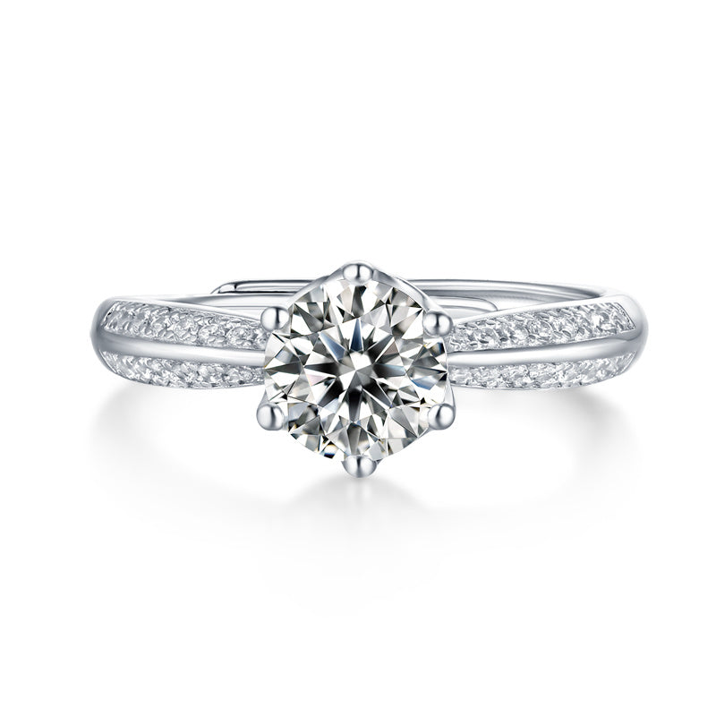 Moissanite Ring – Bold Sparkle in a Refined Luxury Design - ZENTRION 