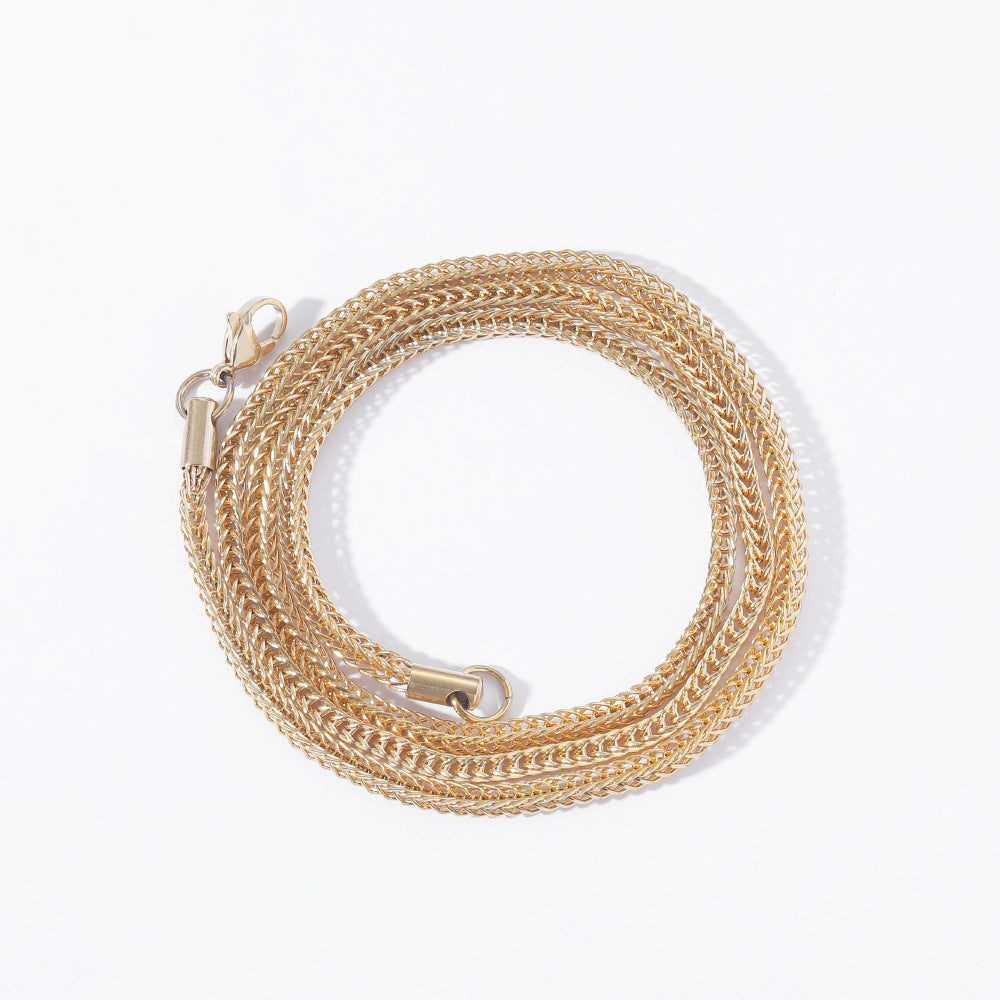Signature of Style – Vacuum-Plated Stainless Steel Necklace for Men - ZENTRION