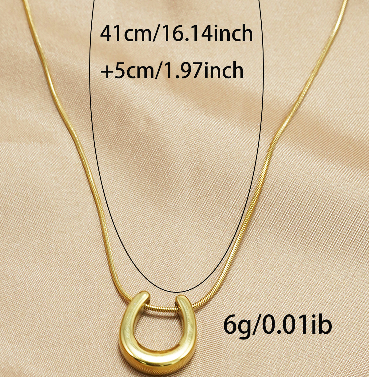 Gold Teardrop Necklace – 18K Plated, Hypoallergenic, Minimalist Everyday Jewelry - ZENTRION 