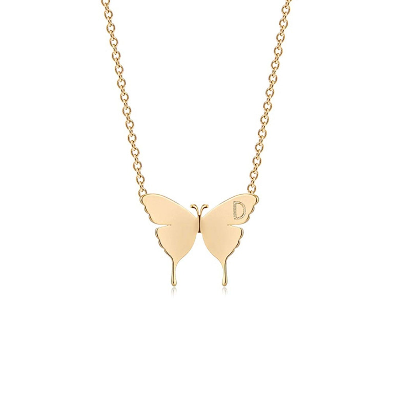 Geometric Butterfly Pendant Butterfly Necklace Simple - ZENTRION