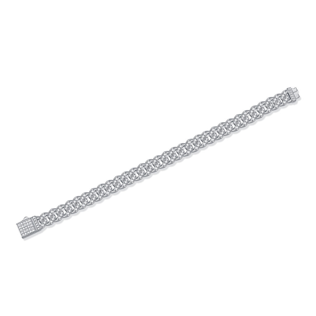Radiant Faith — Unisex Moissanite Bracelet in 925 Sterling Silver | Luxury Minimalist Jewelry - ZENTRION 