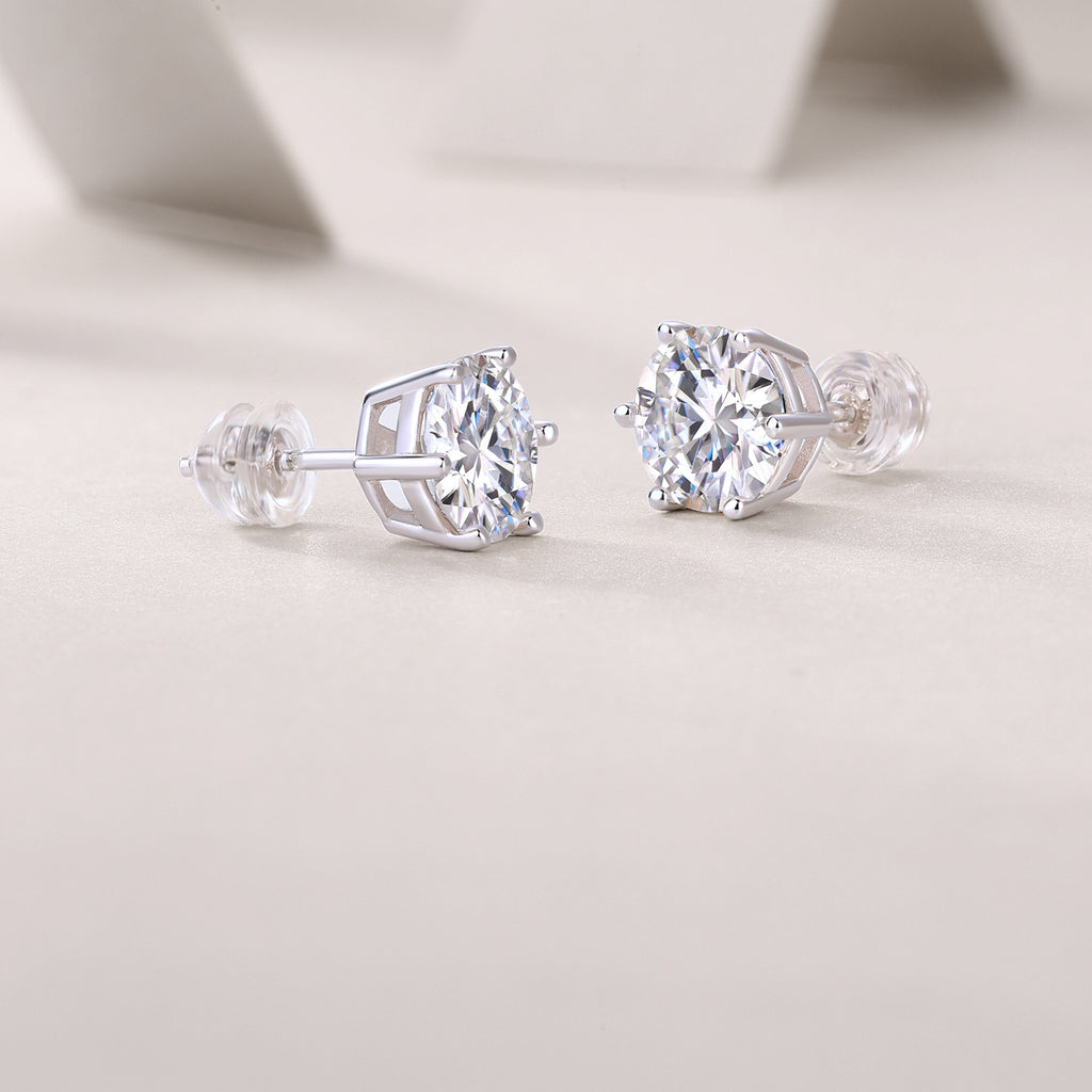 Moissanite Grace Earrings – Refined Sparkle in a Timeless Luxury Look - ZENTRION 