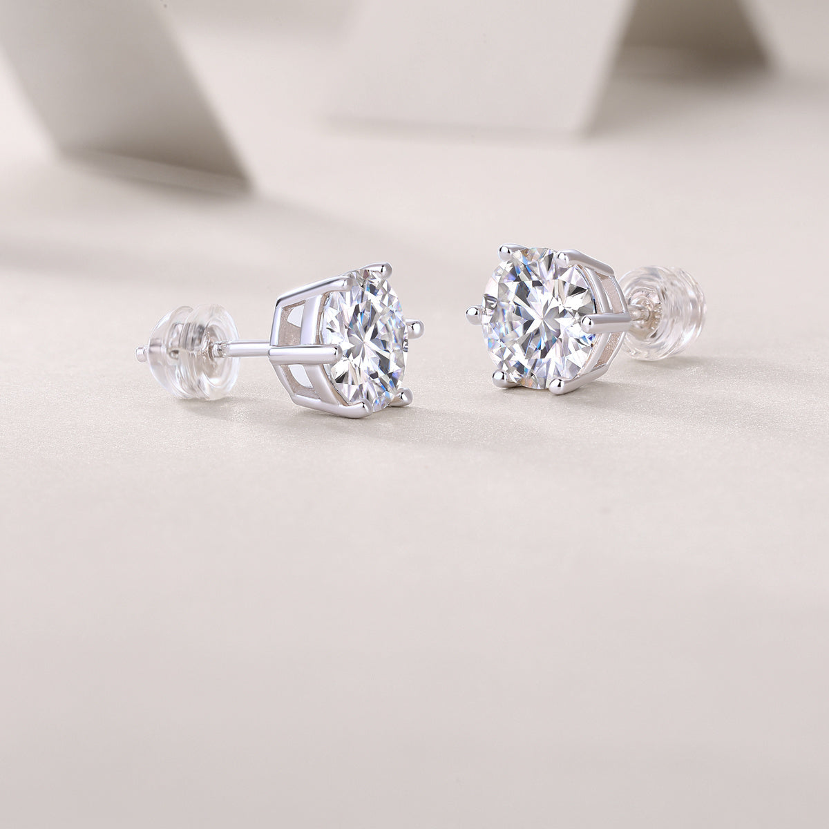 Moissanite Grace Earrings – Refined Sparkle in a Timeless Luxury Look - ZENTRION 