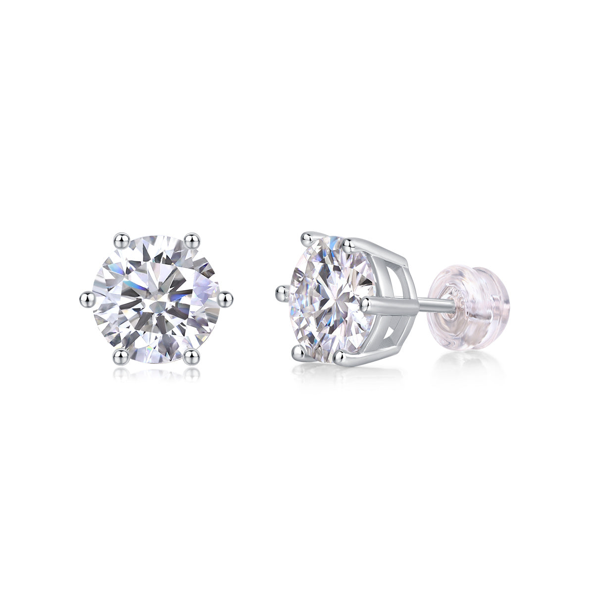 Moissanite Grace Earrings – Refined Sparkle in a Timeless Luxury Look - ZENTRION 
