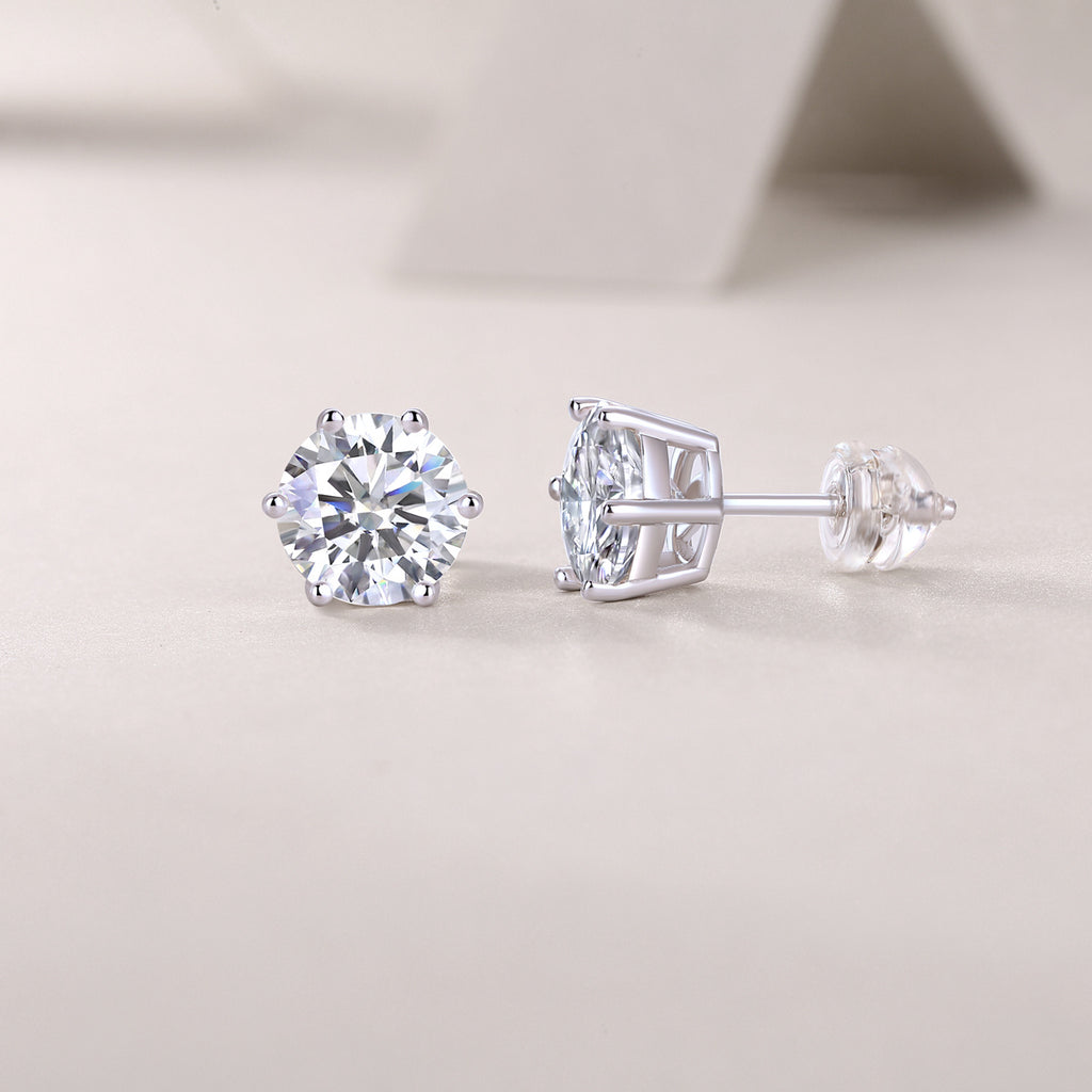 Moissanite Grace Earrings – Refined Sparkle in a Timeless Luxury Look - ZENTRION 
