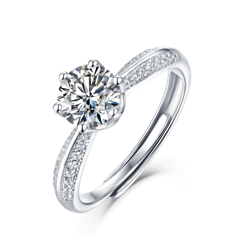 Moissanite Ring – Bold Sparkle in a Refined Luxury Design - ZENTRION 