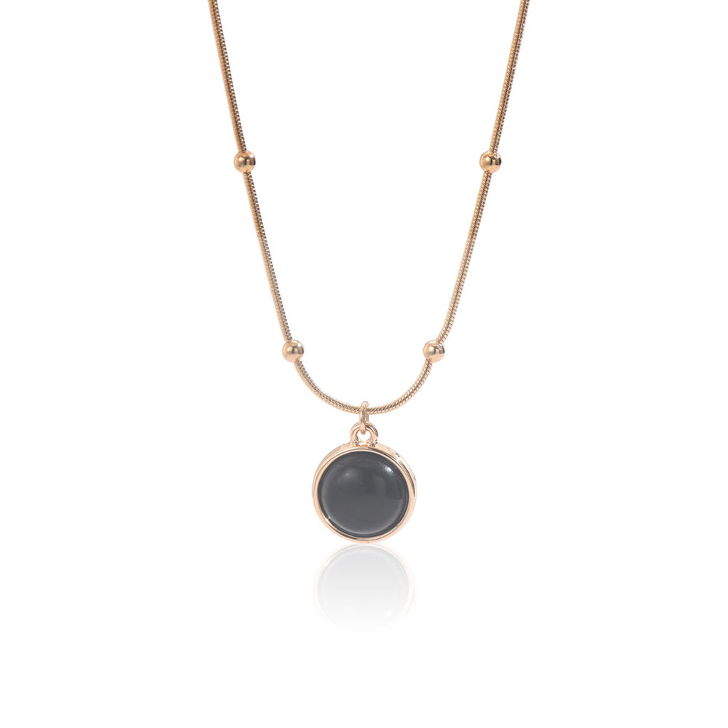 Mood Color-Changing Charm Necklace – 18K Gold-Plated, Hypoallergenic, Stainless Steel Jewelry - ZENTRION 