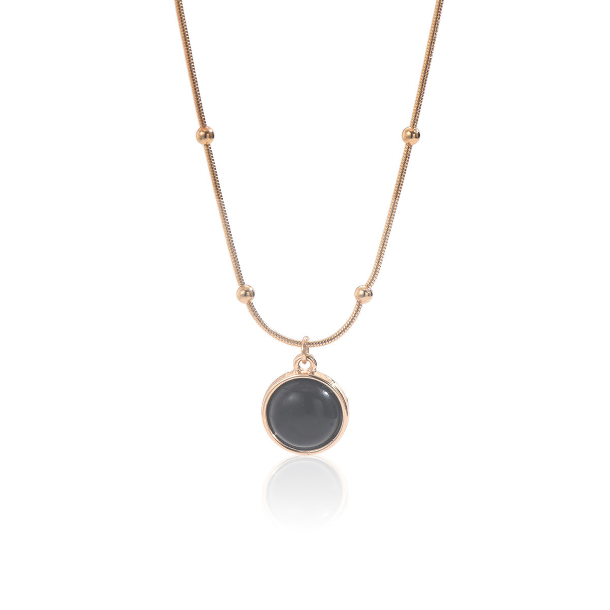 Mood Color-Changing Charm Necklace – 18K Gold-Plated, Hypoallergenic, Stainless Steel Jewelry - ZENTRION 