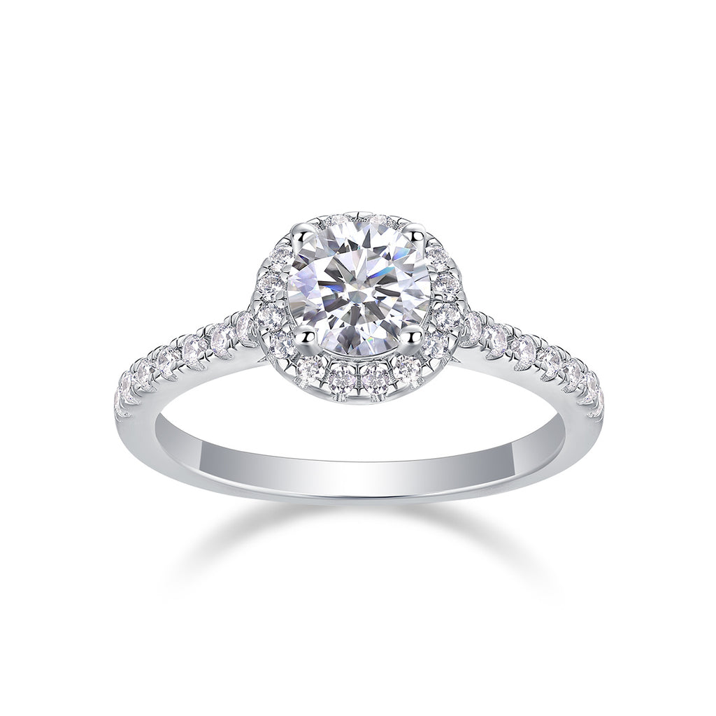 Timeless Romance – Moissanite Silver Ring for Lovers (Size Options Available) - ZENTRION
