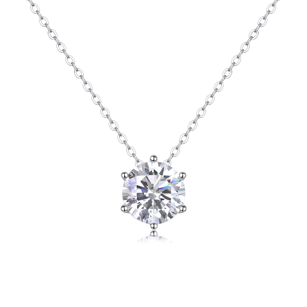 Afternoon Rose Mosan Diamond Necklace – Exquisite Luxury with Timeless Brilliance - ZENTRION 