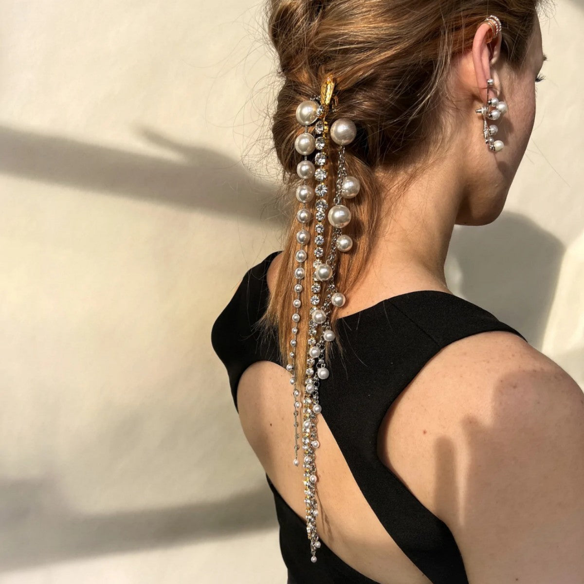 Braided Serpentine Hair Chain – Bold & Sparkling Women’s Hair Accessory - ZENTRION