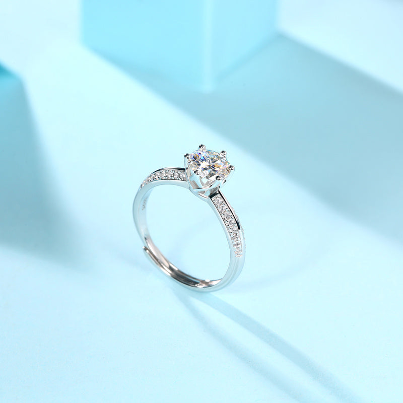 Moissanite Ring – Bold Sparkle in a Refined Luxury Design - ZENTRION 