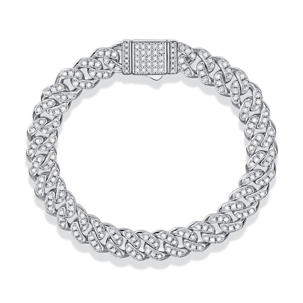 Radiant Faith — Unisex Moissanite Bracelet in 925 Sterling Silver | Luxury Minimalist Jewelry - ZENTRION 