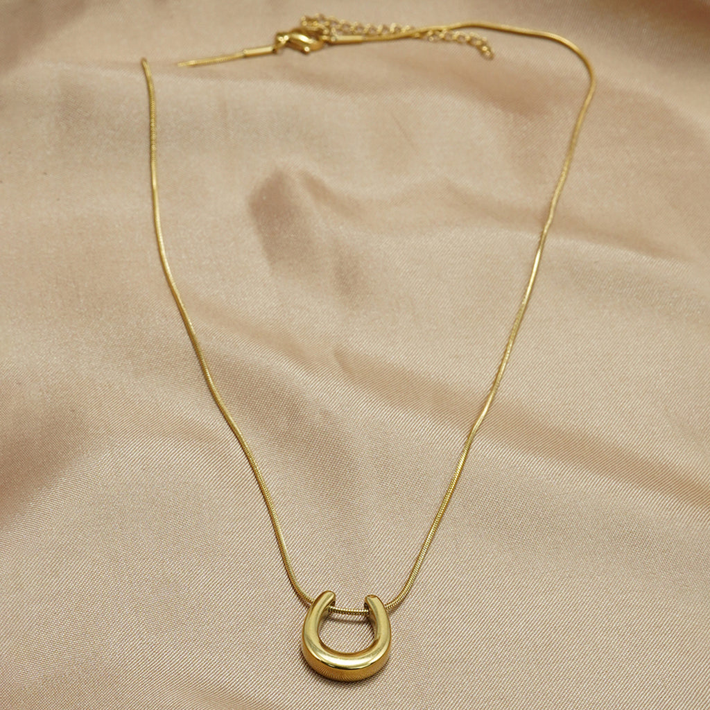 Gold Teardrop Necklace – 18K Plated, Hypoallergenic, Minimalist Everyday Jewelry - ZENTRION 