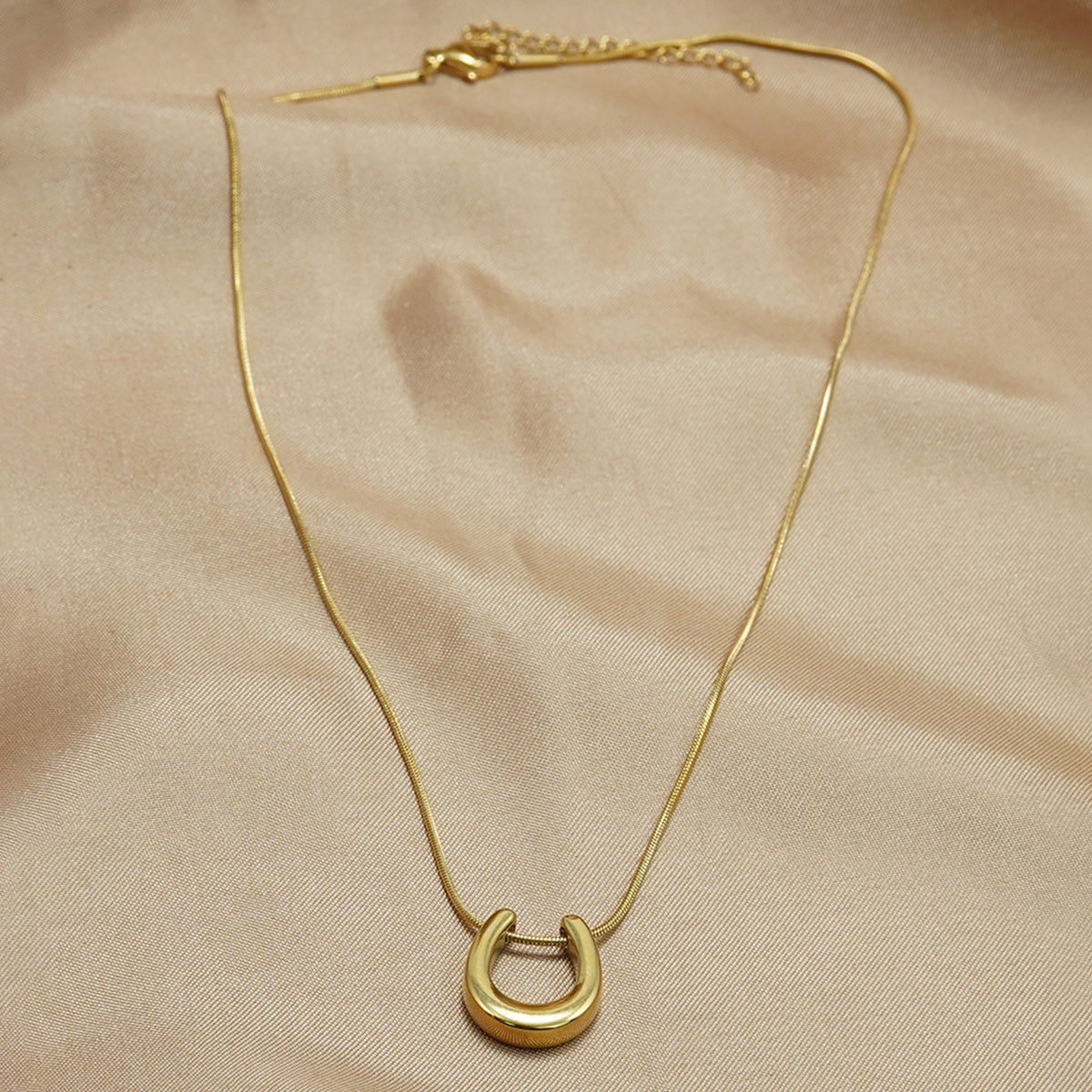 Gold Teardrop Necklace – 18K Plated, Hypoallergenic, Minimalist Everyday Jewelry - ZENTRION 